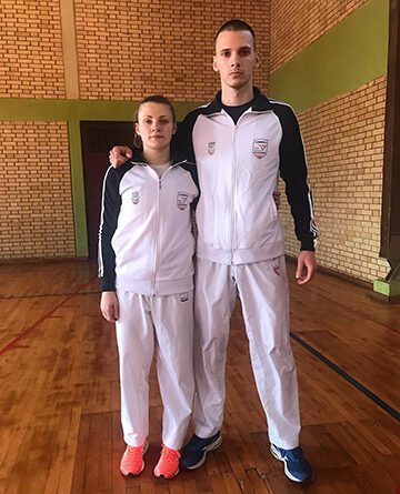 53 - 3 B Karate Zrenjanin Anja Milovanovic i Djordje Salapura
