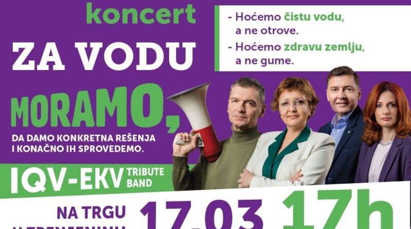 BILJANA STOJKOVIĆ I KOALICIJA „MORAMO” DANAS U GRADU: Koncert i razgovor sa građanima