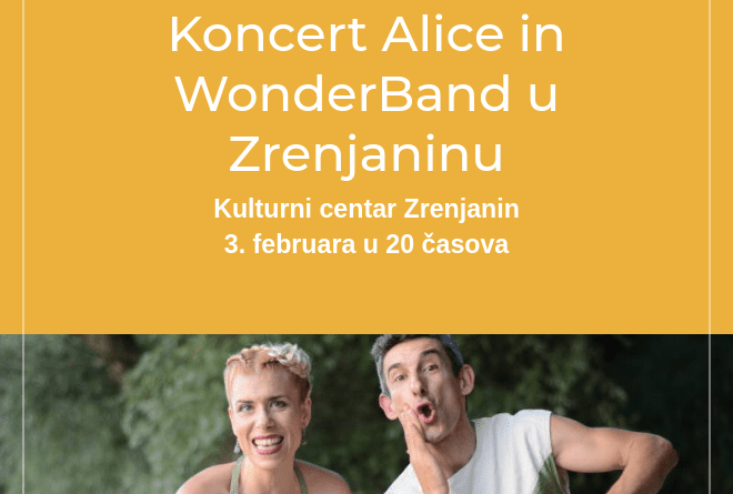 SLEDEĆEG PETKA, 3. FEBRUARA, U KULTURNOM CENTRU: Promocija albuma domaćeg sastava „Alice in WonderBand“