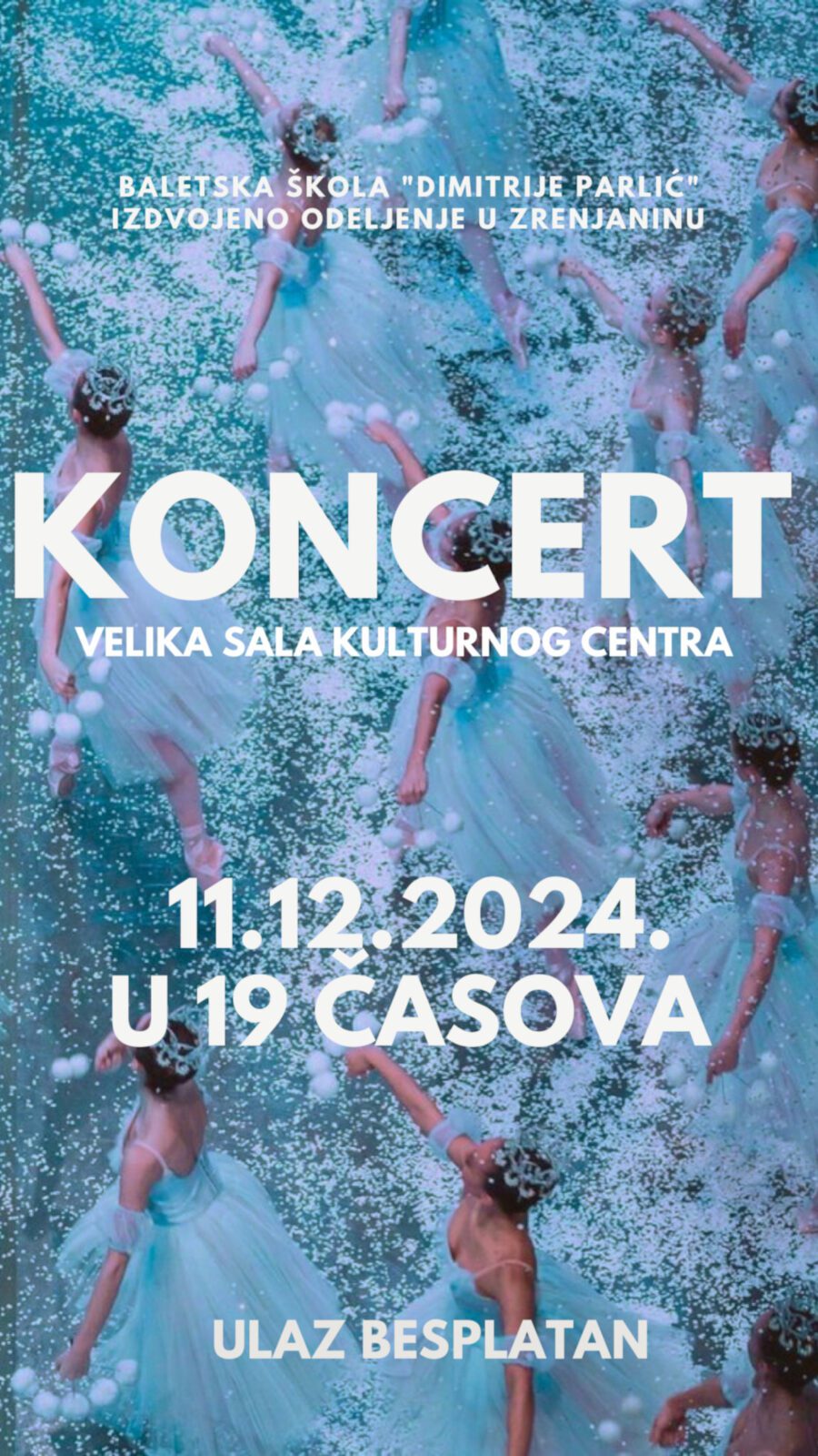 baletska skola d. parlic koncert decembar 2024.