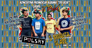 VEČE ROKENROLA U KULTURNOM CENTRU: Nastupa prestonički „TBK“