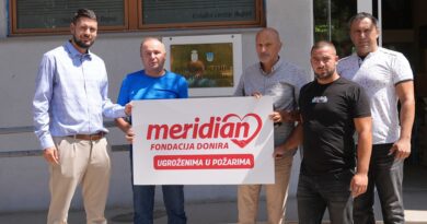 Podrška u pravom trenutku: Meridian fondacija uz građane opštine Bojnik nakon razornog požara