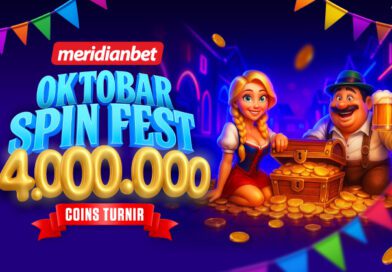 NOVIH MILION DINARA JE U IGRI – OKTOBAR SPIN FEST SE NASTAVLJA I DONOSI COINS TURNIR