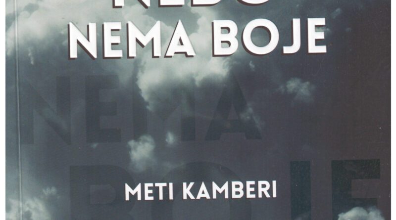 Korica knjige - Nebo nema boje -